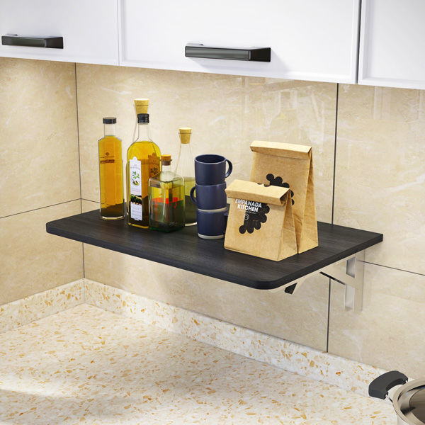 Foldable Shelf Free Perforation Wall Table